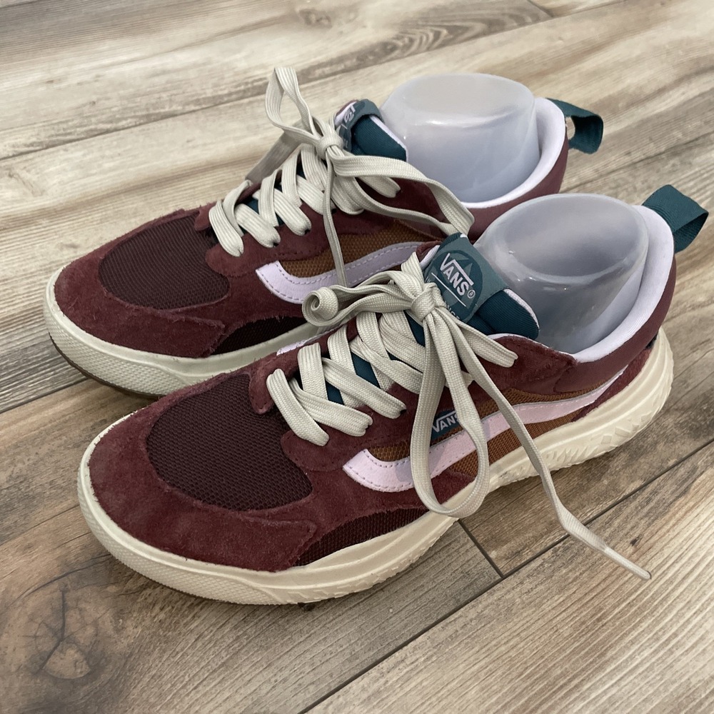Vans UltraRange VR3 Low Cush Dark Red Copper‎ Comfort Sneakers Men's Size 7.5